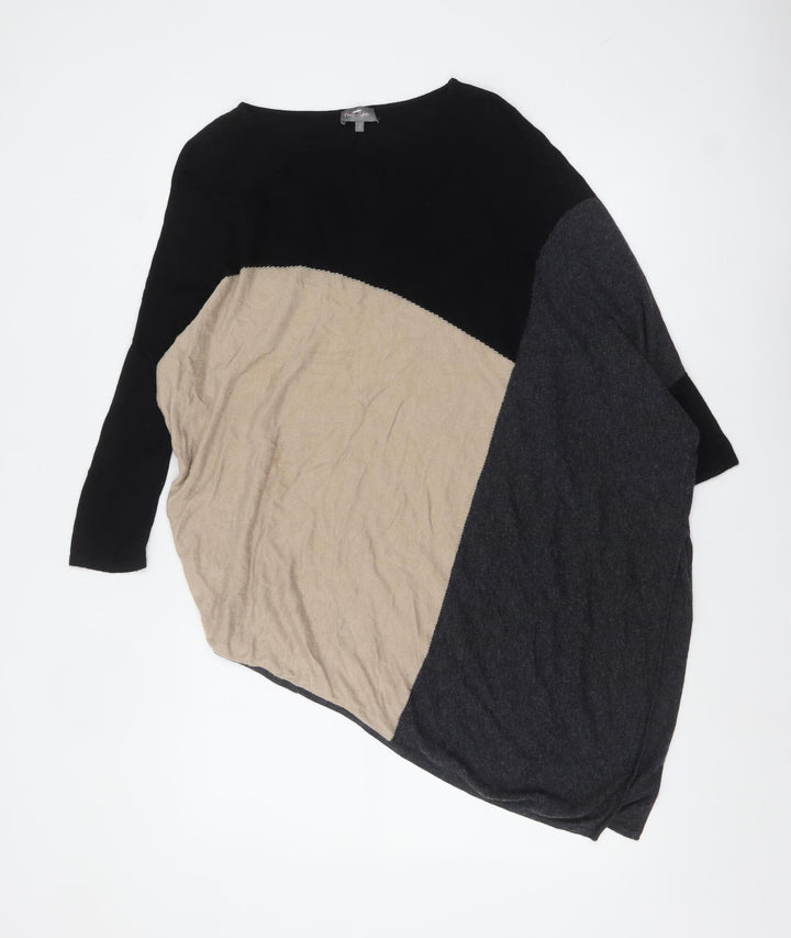 Phase Eight Women's Multicoloured Batwing Knit Jumper Size S