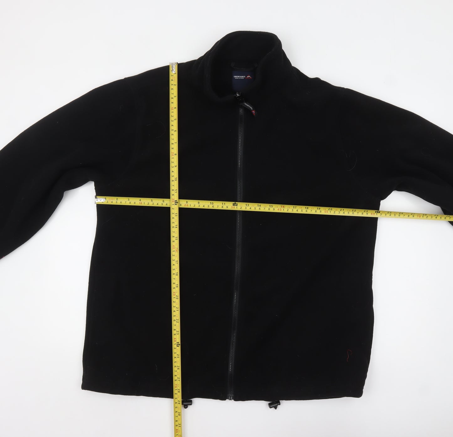 Snowdonia Men's Black Fleece Full Zip Jacket Size M 40in