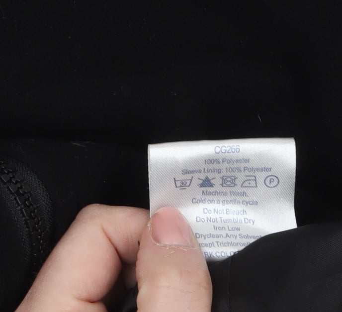 Snowdonia Men's Black Fleece Full Zip Jacket Size M 40in