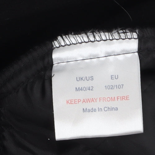 Snowdonia Men's Black Fleece Full Zip Jacket Size M 40in
