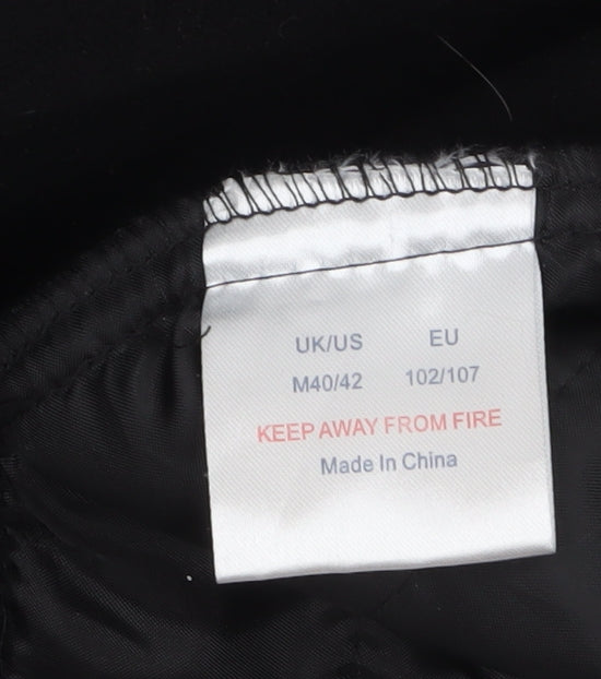 Snowdonia Men's Black Fleece Full Zip Jacket Size M 40in