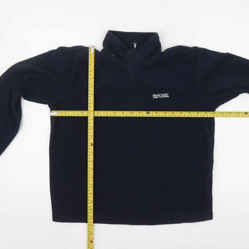 Regatta Men’s Blue Fleece 1/4 Zip Pullover Sweatshirt Small
