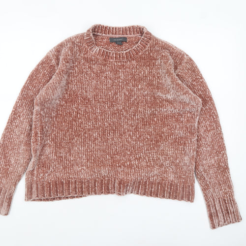 Primark Women’s Pink Chunky Knit Pullover Jumper Size 10/12
