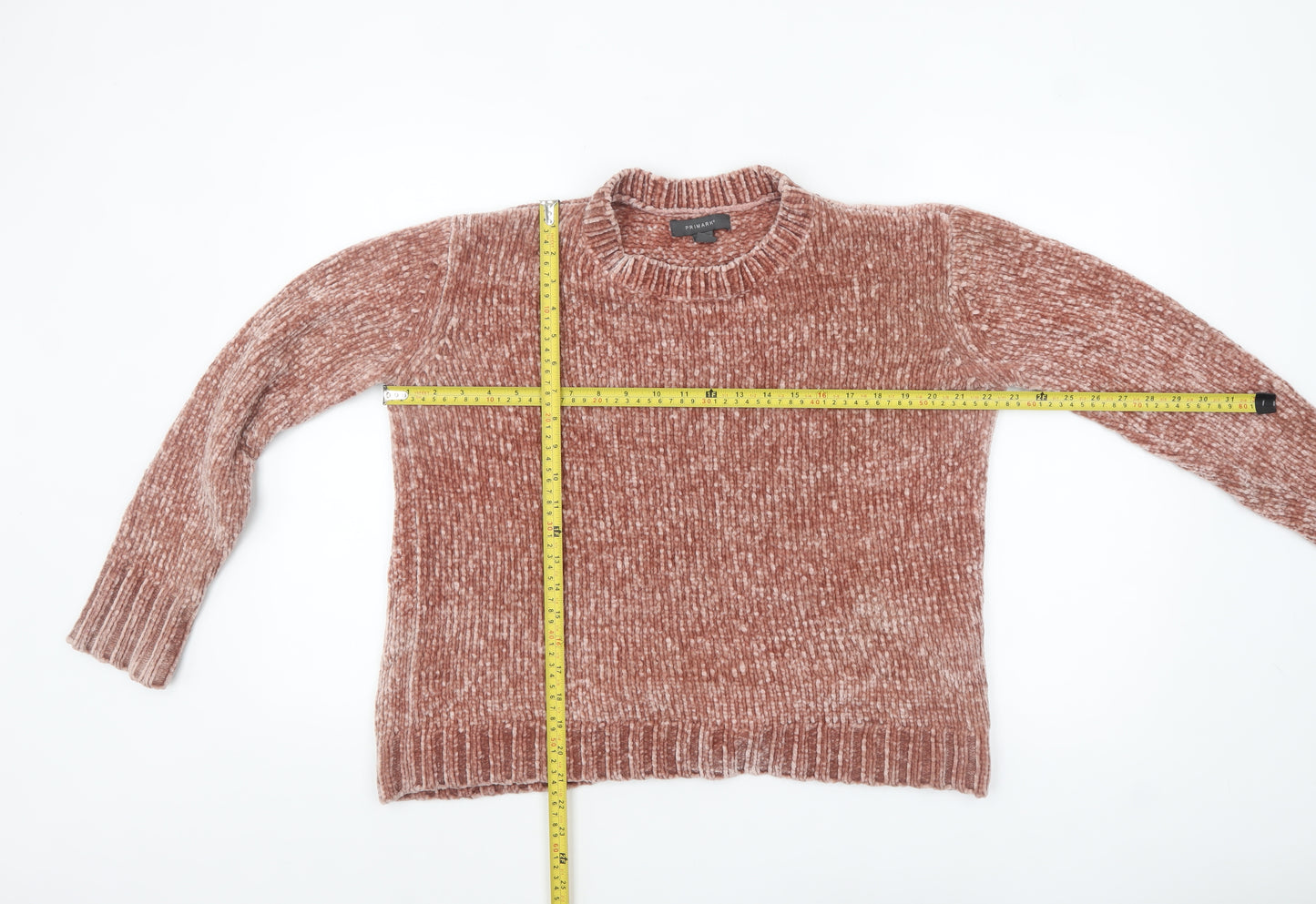 Primark Women’s Pink Chunky Knit Pullover Jumper Size 10/12
