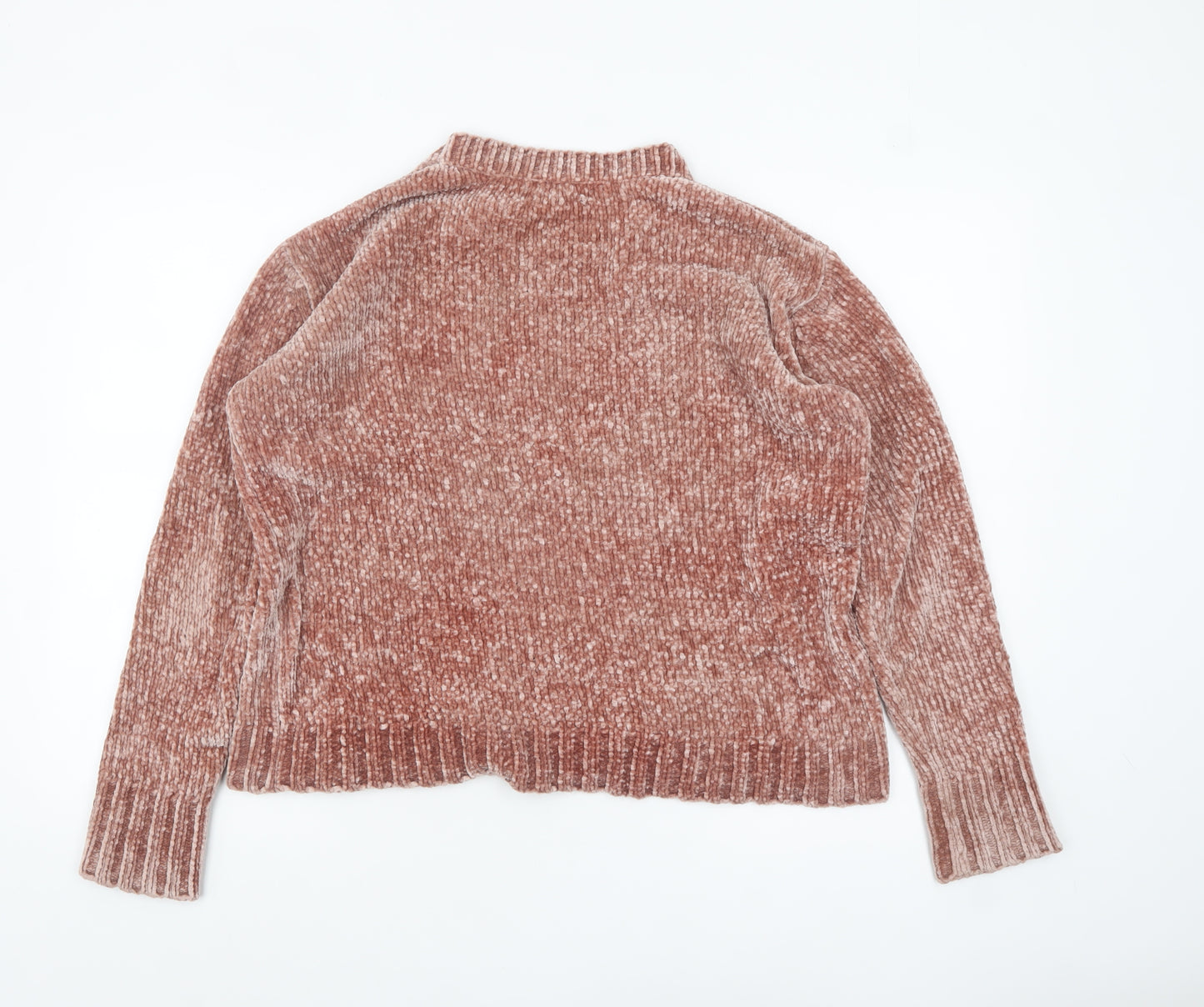 Primark Women’s Pink Chunky Knit Pullover Jumper Size 10/12