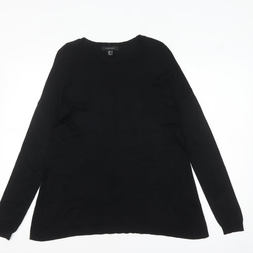 Atmosphere Women's Black Size 12 Crew Neck Long Sleeve Pullover Jumper