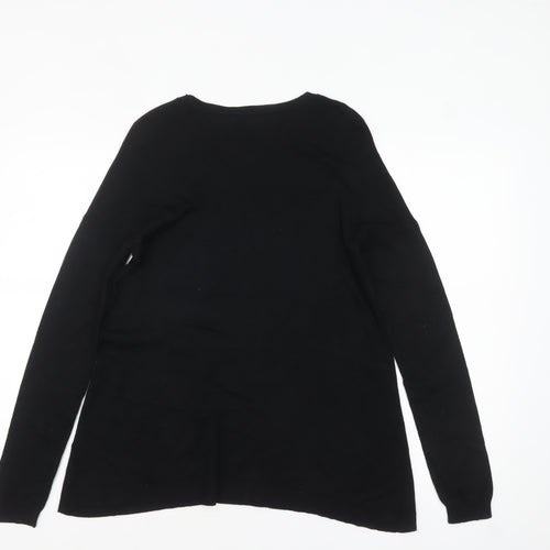 Atmosphere Women's Black Size 12 Crew Neck Long Sleeve Pullover Jumper