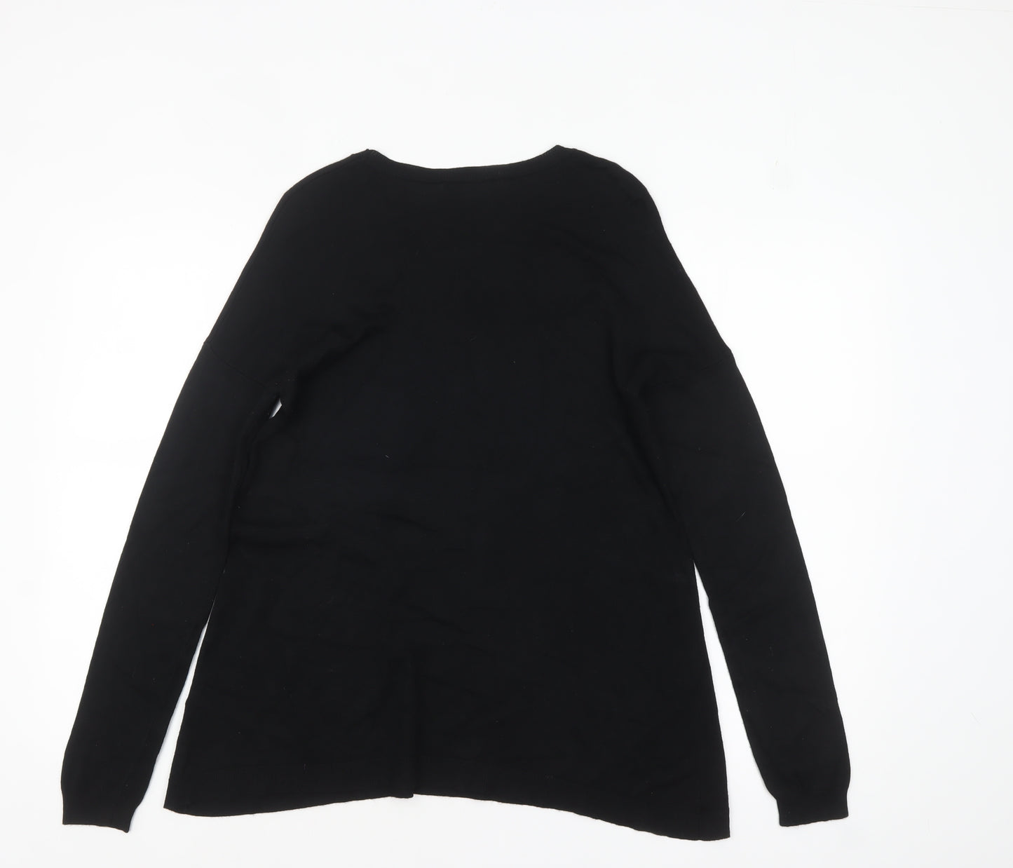 Atmosphere Women's Black Size 12 Crew Neck Long Sleeve Pullover Jumper