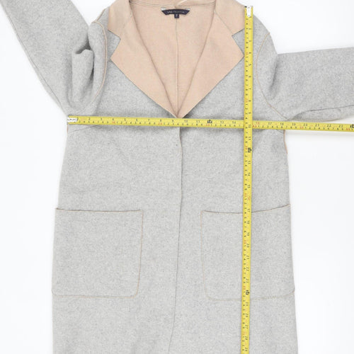 Marks and Spencer Women's Grey Cardigan Size 10 Petite Wool Blend