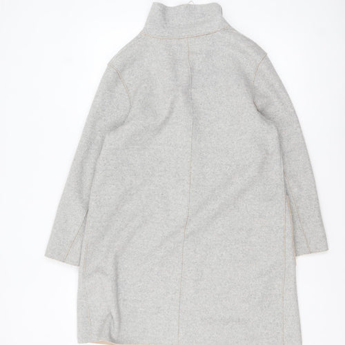 Marks and Spencer Women's Grey Cardigan Size 10 Petite Wool Blend