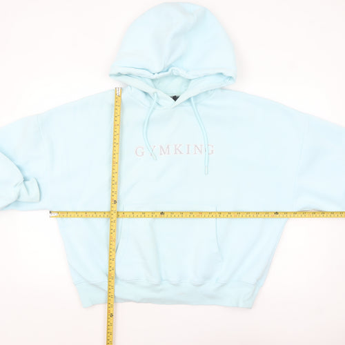 Gym King Women's Blue Size 12 Pullover Hoodie Cotton Blend