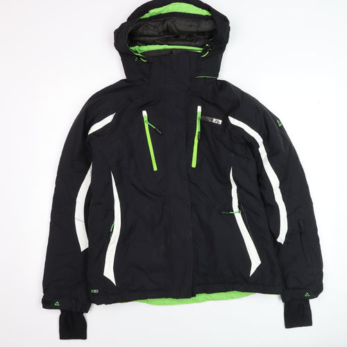 Dare 2b Women’s Black Ski Jacket Size 12 Waterproof Breathable Hooded