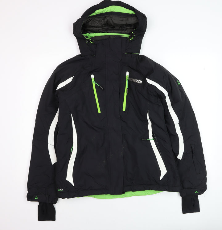 Dare 2b Women’s Black Ski Jacket Size 12 Waterproof Breathable Hooded