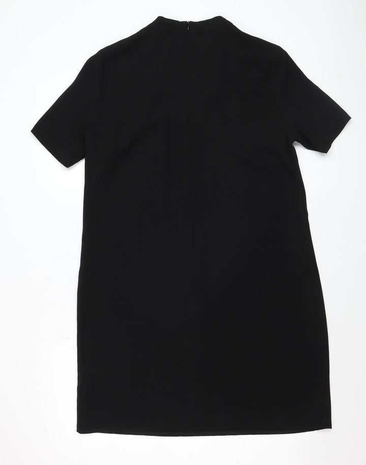 Papaya Women’s Black Shift Knee Length Smart Work Dress Size 14