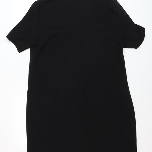 Papaya Women’s Black Shift Knee Length Smart Work Dress Size 14