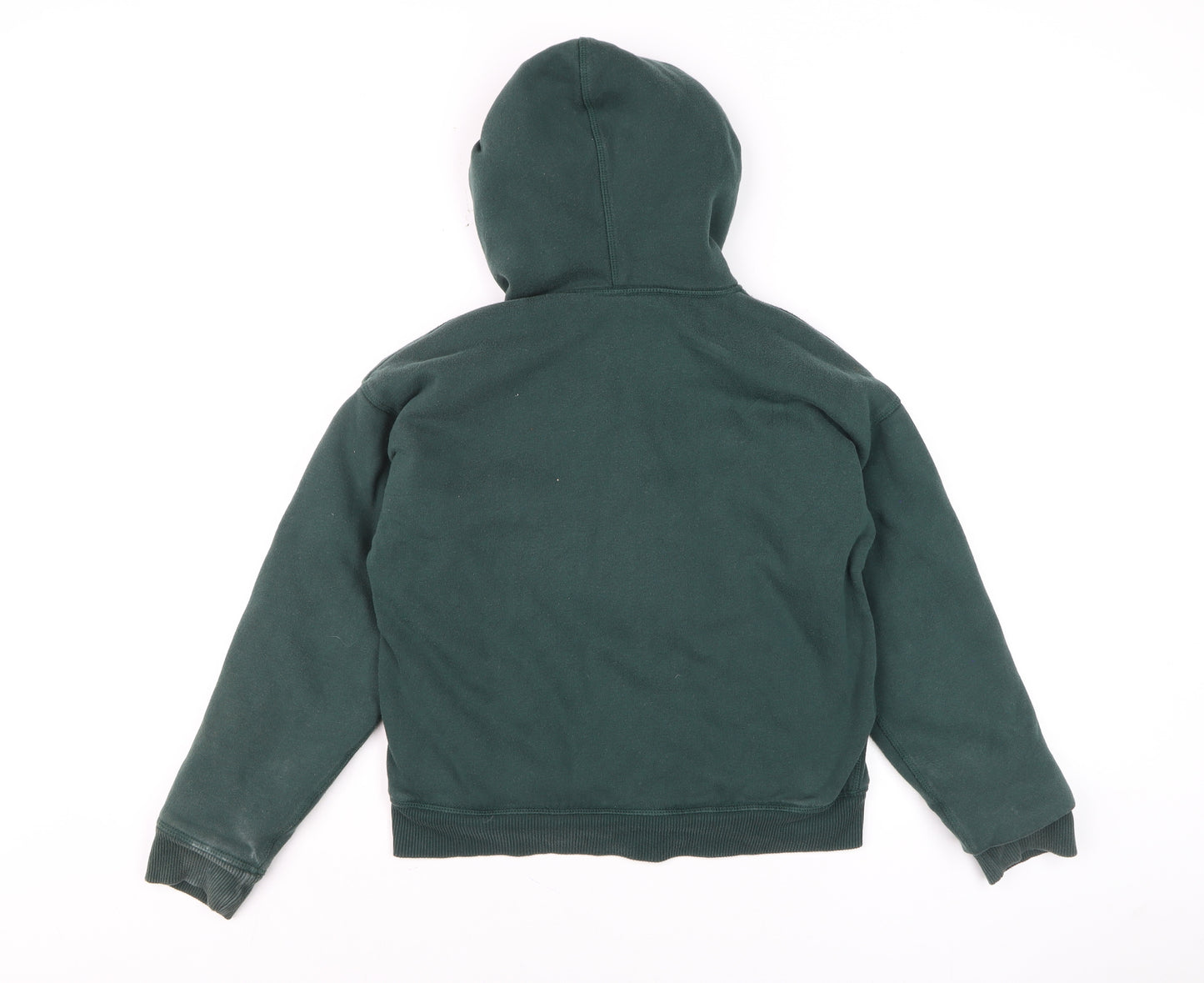 Abercrombie Kids Boys Green Hooded Fleece Lined Zip Jacket 11-12 Years