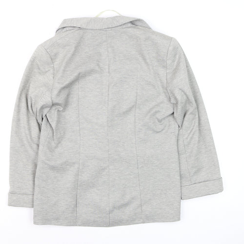 Miss Selfridge Women’s Grey Blazer UK 12 Regular Fit Jersey Style