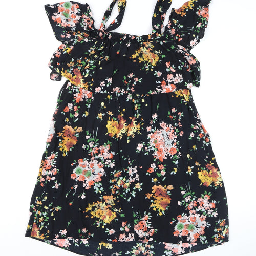 Marks and Spencer Women’s Multicoloured Floral Fit & Flare Dress Size 12