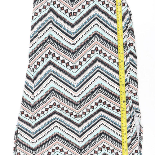 Oasis Women’s Multicoloured XS Halter Bodycon Aztec Dress
