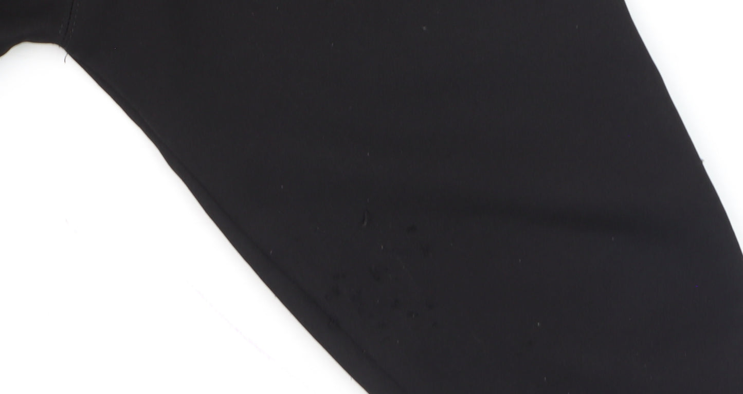 ASOS Women Black Size 10 Sheath Knee Length Long Sleeve Dress