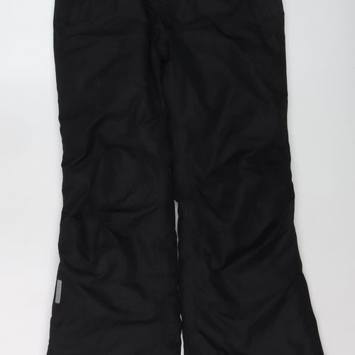 Icepeak Boys Black 11-12 Years Waterproof Insulated Snow Pants