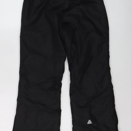 Icepeak Boys Black 11-12 Years Waterproof Insulated Snow Pants