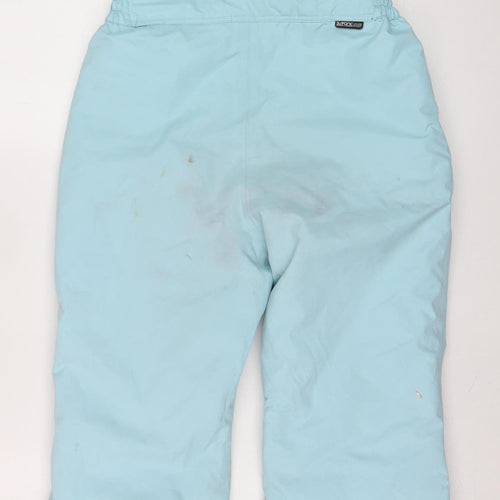 Surfanic Girls Blue Ski Salopettes Trousers Size 10 Years Waterproof Snow Pants