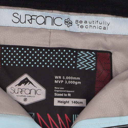Surfanic Girls Blue Ski Salopettes Trousers Size 10 Years Waterproof Snow Pants