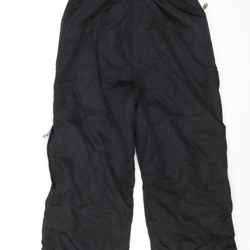 Trespass Womens Black Snow Pants Size 12 Waterproof Insulated Winter Trousers