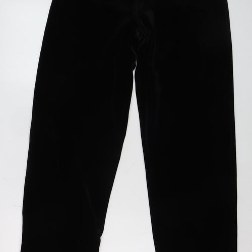 Georgedé Paris Women’s Black Velvet Leggings Size 12