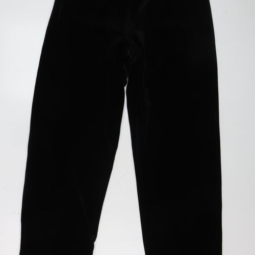 Georgedé Paris Women’s Black Velvet Leggings Size 12