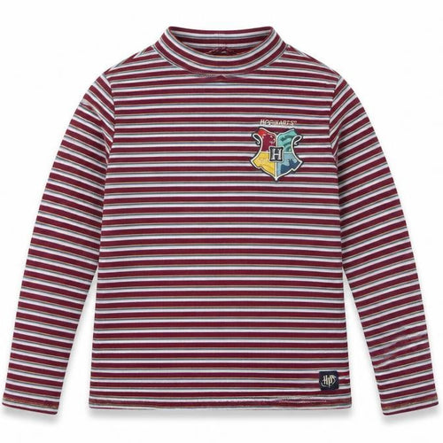 Marks and Spencer Girls Harry Potter Multicoloured Striped Long Sleeve Mock Neck T-Shirt 13-14 Years