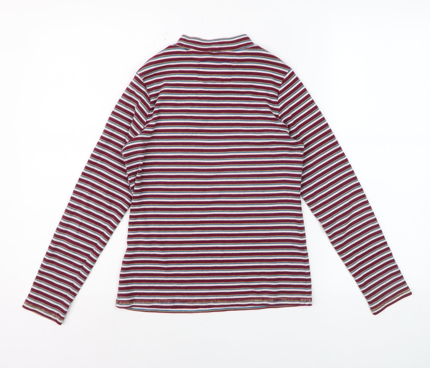 Marks and Spencer Girls Harry Potter Multicoloured Striped Long Sleeve Mock Neck T-Shirt 13-14 Years