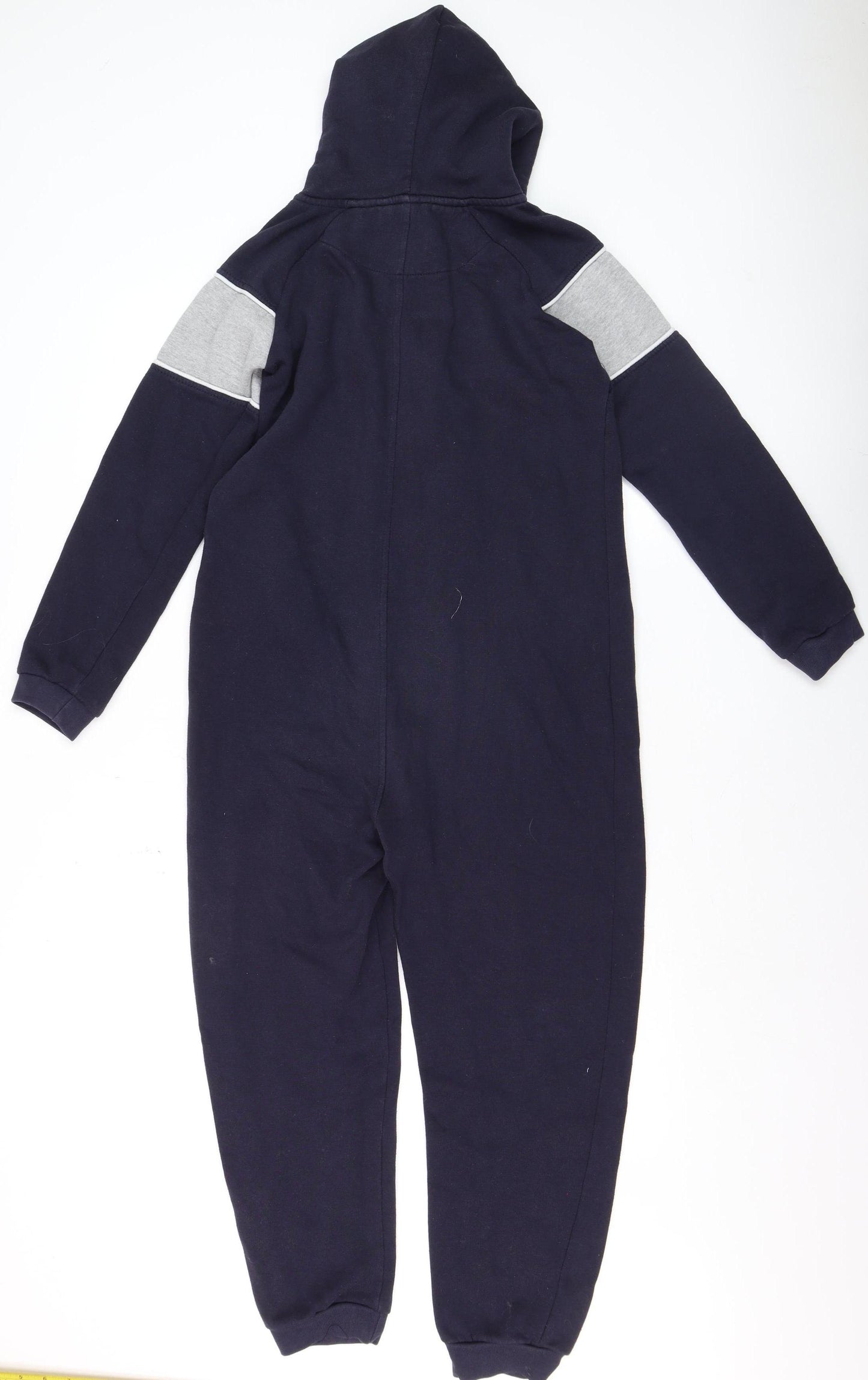 Tottenham Hotspur Boys Navy & Grey One Piece Hooded Pyjamas 11-12 Years