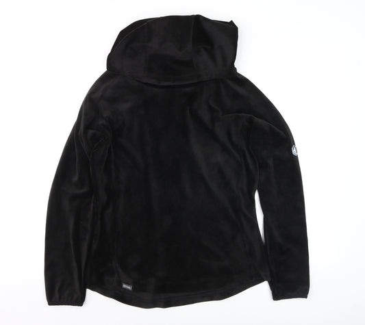 Regatta Women Black UK 10 Pullover Hoodie Softshell Velour Fleece