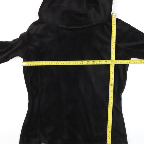 Regatta Women Black UK 10 Pullover Hoodie Softshell Velour Fleece