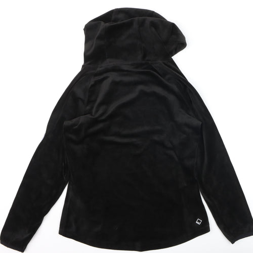 Regatta Women Black UK 10 Pullover Hoodie Softshell Velour Fleece