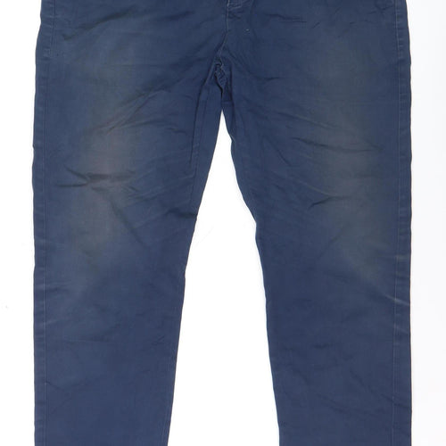 Ralph Lauren Men's Blue Straight Fit Cotton Chino Jeans Size 42