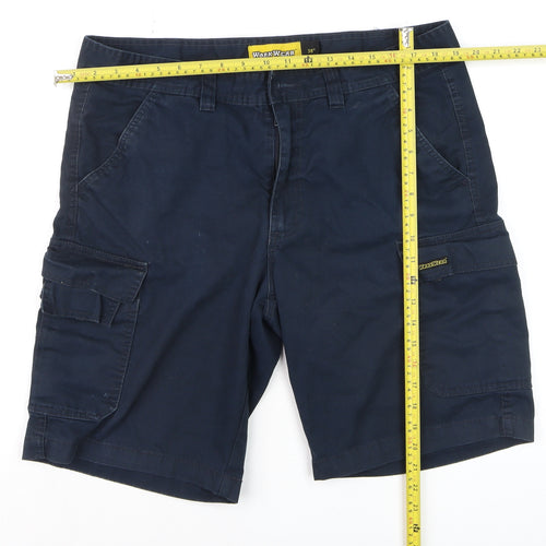 Workwear Men's Blue 38 Cargo Shorts Cotton Blend Workwear Style