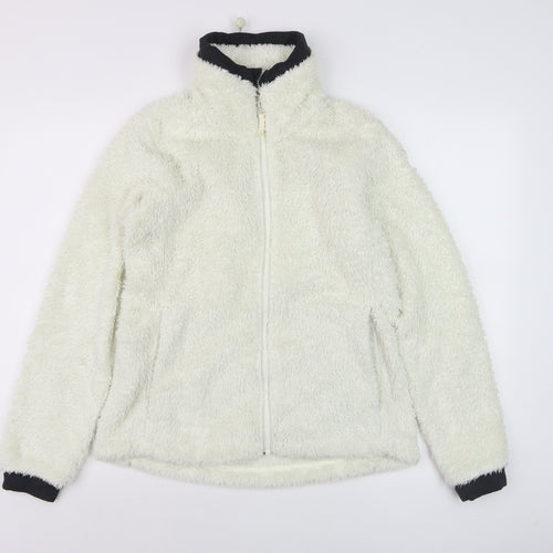 Helly Hansen Womens Ivory Fleece Full Zip Jacket M Regular Fit