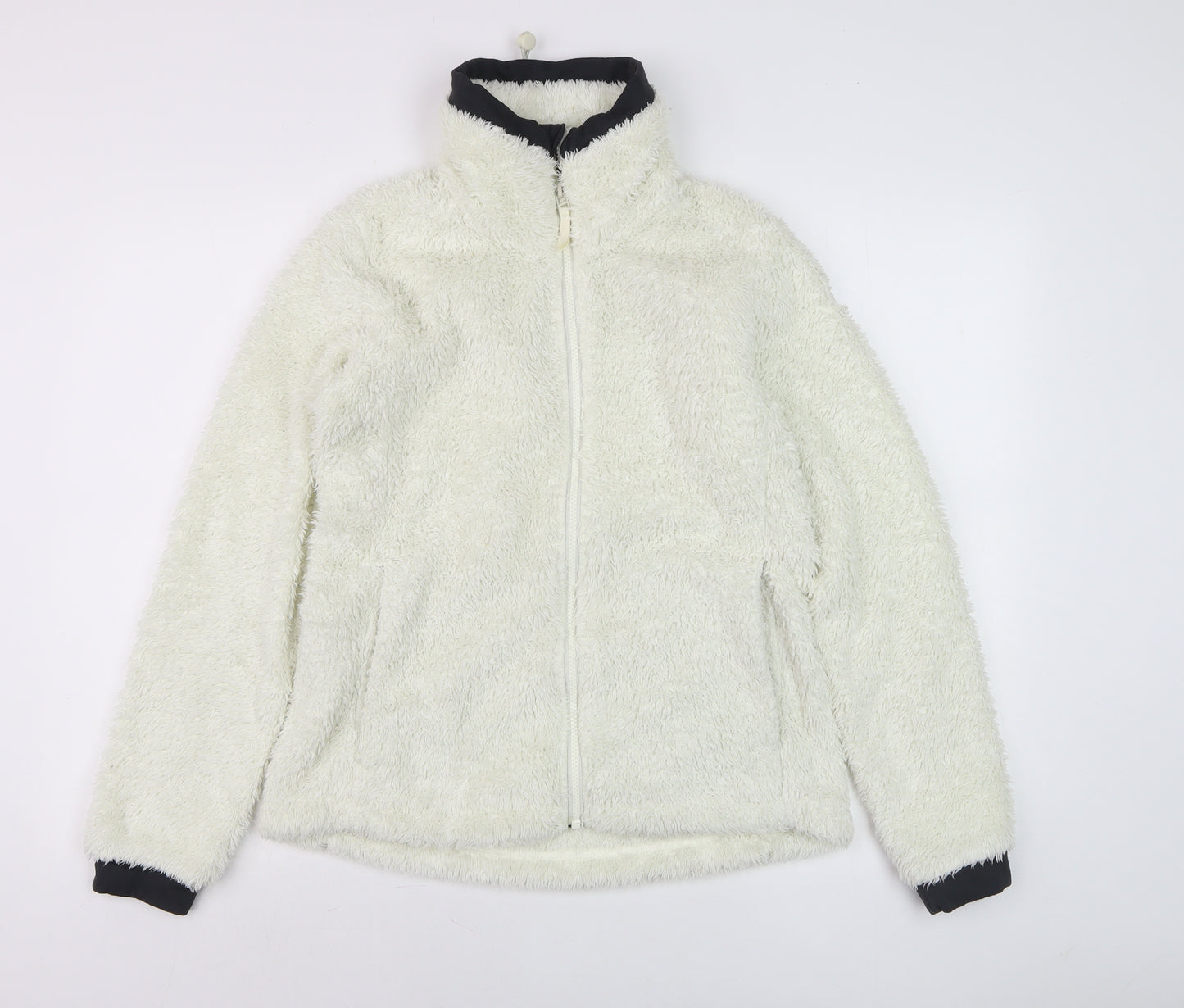 Helly Hansen Womens Ivory Fleece Full Zip Jacket M Regular Fit