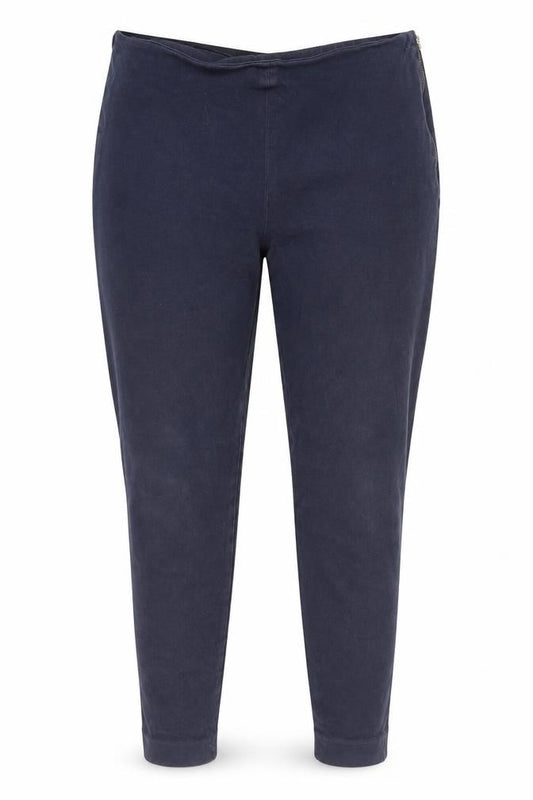 French Connection Women’s Blue Stretch High Rise Zip Leggings Size 12