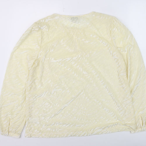 Next Women Ivory Lace Long Sleeve Tunic Blouse Size 14