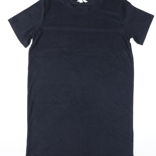 H&M Men's Blue Cotton Crew Neck Short Sleeve T-Shirt Size M