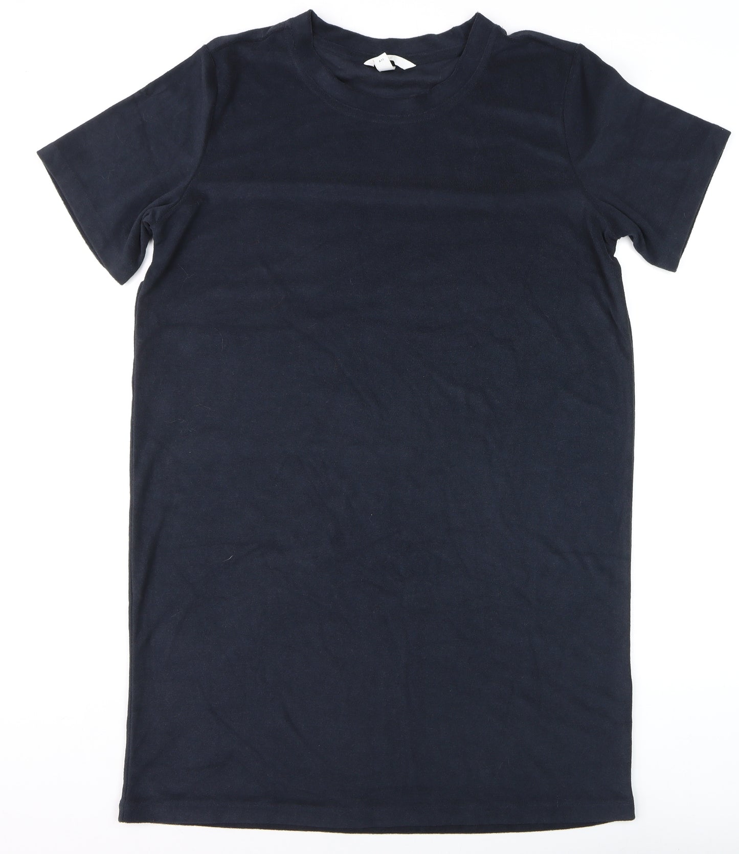 H&M Men's Blue Cotton Crew Neck Short Sleeve T-Shirt Size M