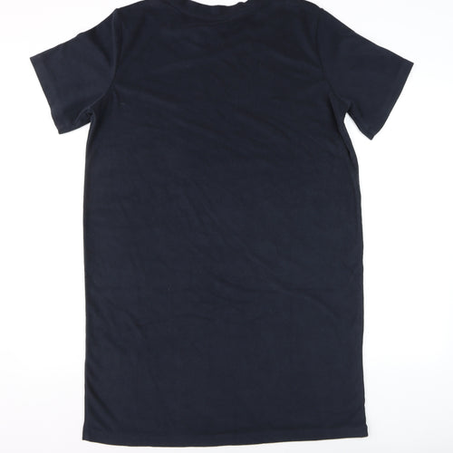 H&M Men's Blue Cotton Crew Neck Short Sleeve T-Shirt Size M