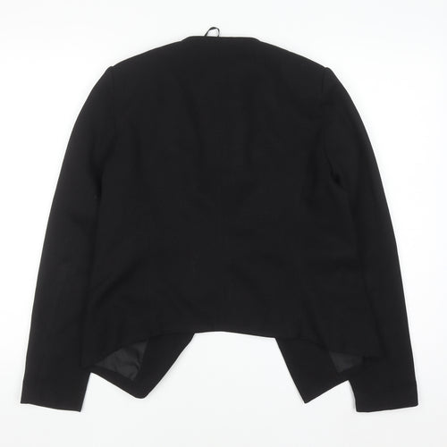 Papaya Women Black Regular Fit Tailored Blazer Jacket Size 10