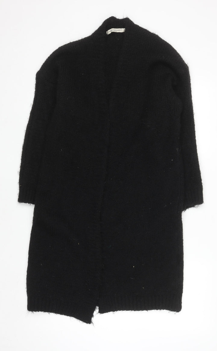 Vanessa Alexandra Women's Black Knit Long Cardigan M