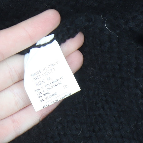 Vanessa Alexandra Women's Black Knit Long Cardigan M