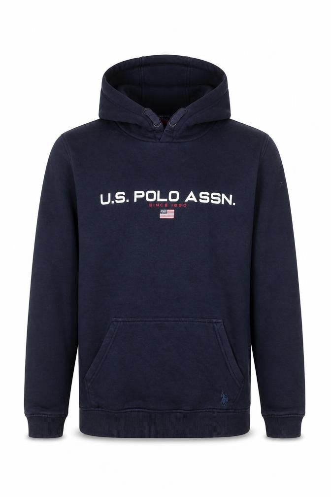 U.S. Polo Assn. Boys Navy Blue Pullover Hoodie Age 14-15 Years